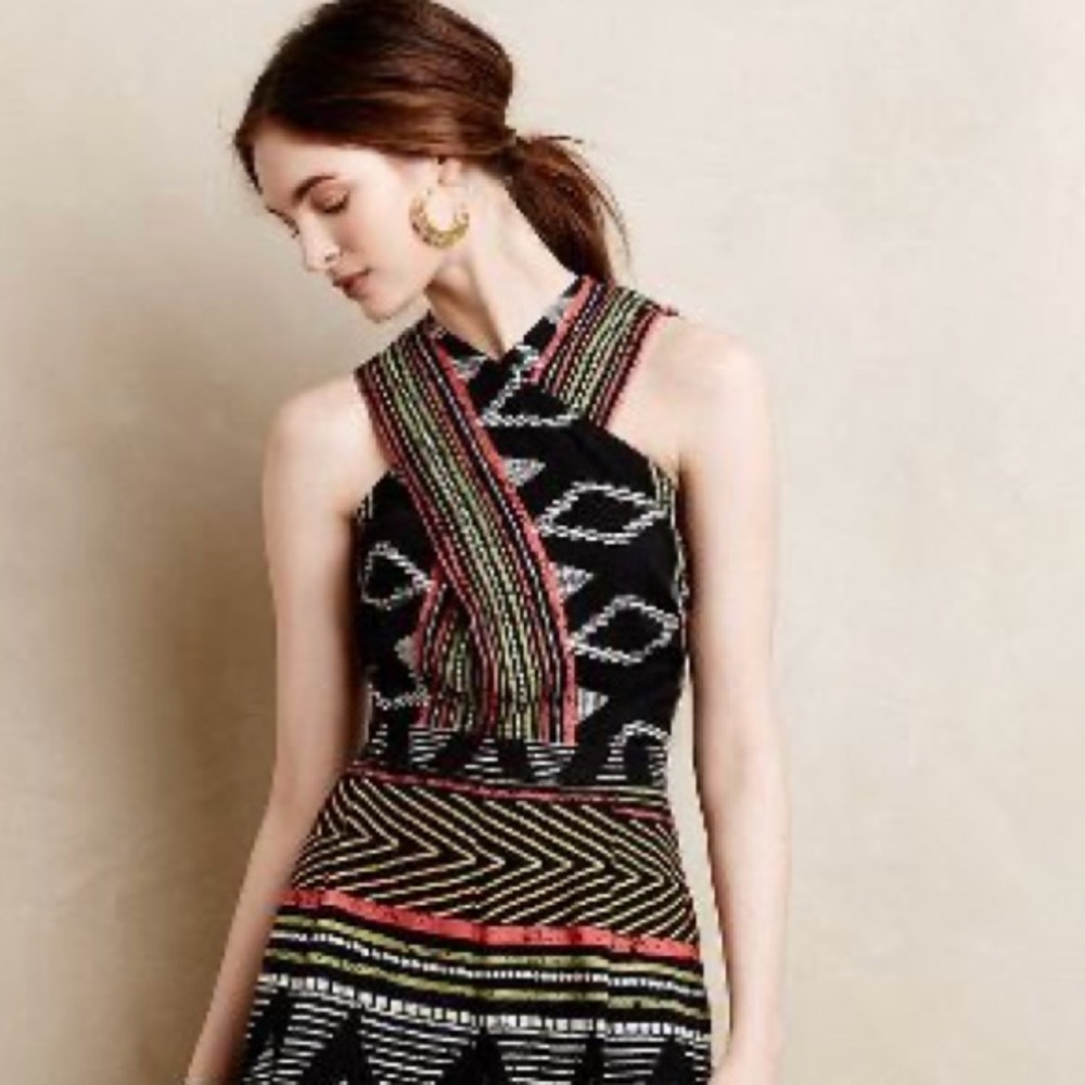 Elevenses Amapa Tribal Print Jumpsuit size 10